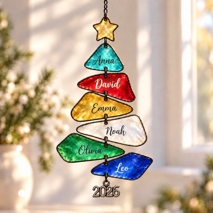 Christmas is coming Holographic Suncatcher