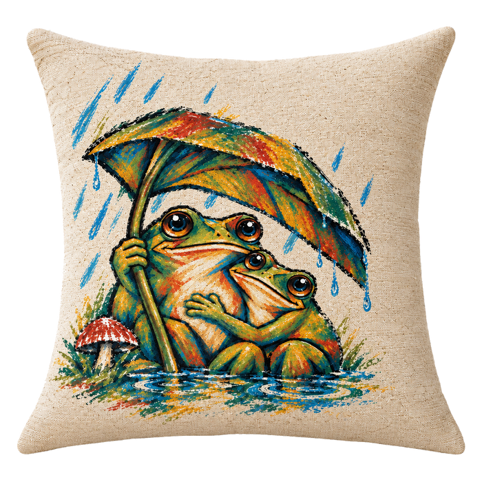 Until We Croak Woven pillow