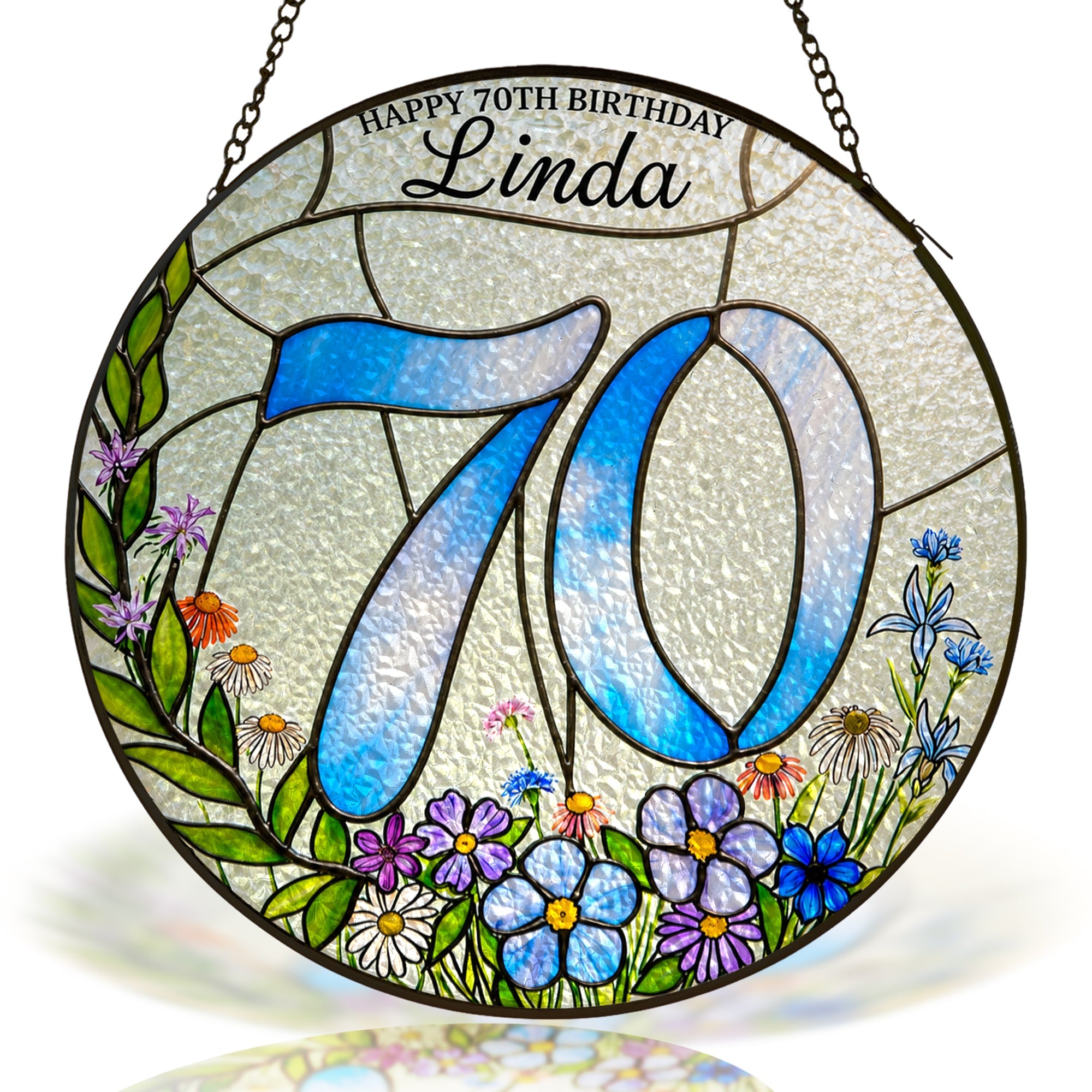 Birth Flower & Custom Name