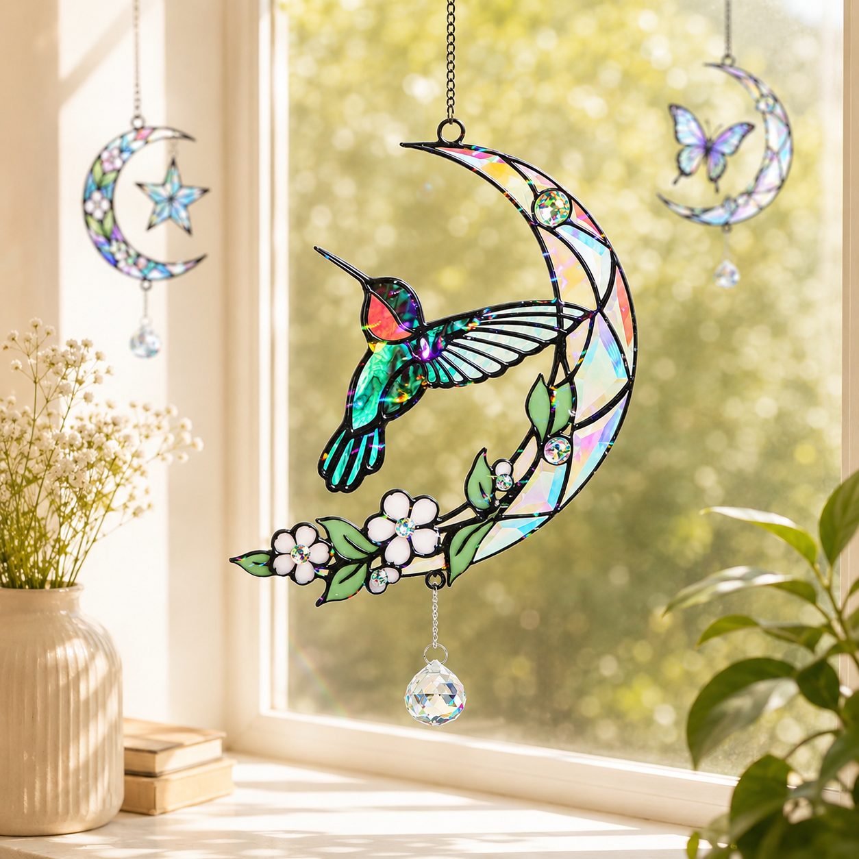 Holographic Acrylic Suncatchers Ads