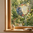 Personalized Grandma Elephant Acrylic Puzzle Suncatcher