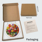 Summer Floral Bouquet Acrylic Puzzle Suncatcher
