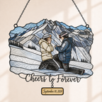 Custom Couple Photo Acrylic Suncatcher