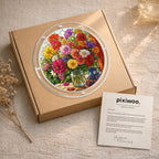 Summer Floral Bouquet Acrylic Puzzle Suncatcher
