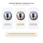 Personalized Pet Memorial Suncatcher – Rainbow Bridge Photo
