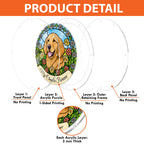 Product detail of the layered 2 mm acrylic panel puzzle construction