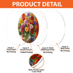 Summer Floral Bouquet Acrylic Puzzle Suncatcher