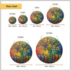 Colorful Floral Stained Glass Suncatcher