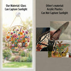 Wildflower Bouquet Stained Glass Suncatcher