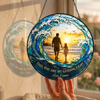 Personalized Dad Suncatcher with Photo - Father's Day Gift from Daughter