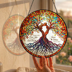 Custom Tree of Life Stained Glass Suncatcher