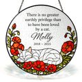 Personalized Cat Memorial Suncatcher