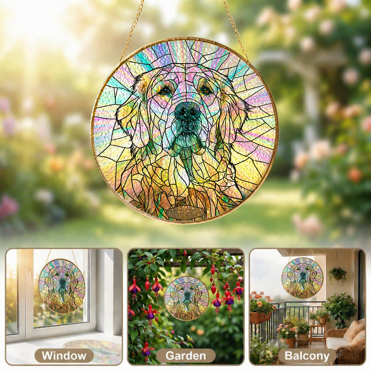 Personalized Dog Memorial Suncatcher gift box packaging