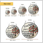 Teacher Appreciation Apple Tree Stained Glass Suncatcher