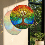 Tree of Life Stained Glass Suncatcher
