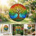 Tree of Life Stained Glass Suncatcher