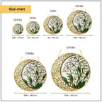Lily of the Valley Stained Glass Suncatcher – Crescent Moon
