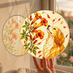 Personalized Dog & Trumpet Suncatcher