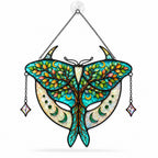 Luna Moth Tree of Life Holographic Acrylic Suncatcher