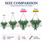 Luna Moth Tree of Life Holographic Acrylic Suncatcher