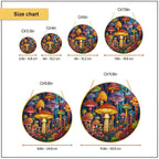 Mushroom Stained Glass Suncatcher