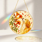 Personalized Dog & Trumpet Suncatcher