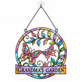 Grandma's Garden Butterfly Holographic Acrylic Suncatcher