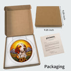 Pixiwoo gift box packaging with 9.25 inch size for the puzzle suncatcher