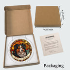 Pixiwoo gift box packaging with 9.25 inch size for the puzzle suncatcher