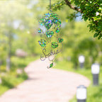 Personalized Monstera Trailing Vine Holographic Acrylic Suncatcher