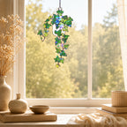 Trailing Ivy Plant in Pot Holographic Acrylic Suncatcher