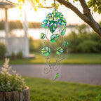 Personalized Monstera Trailing Vine Holographic Acrylic Suncatcher