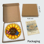 You Are My Sunshine Sunflower Stained Glass Suncatcher