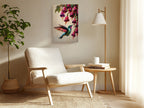 Hummingbird Canvas Wall Art Stained Glass Prints