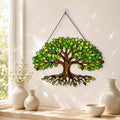 Green Tree of Life Holographic Acrylic Suncatcher