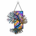 Iridescent Tree of Life Holographic Acrylic Suncatcher