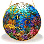 Under the Sea Stained Glass Suncatcher