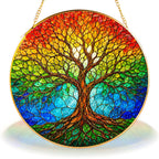 Tree of Life Stained Glass Suncatcher