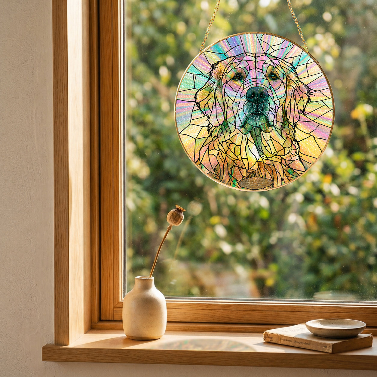 Personalized Dog Memorial Suncatcher