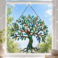 Cardinal Tree of Life Holographic Acrylic Suncatcher