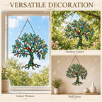 Cardinal Tree of Life Holographic Acrylic Suncatcher