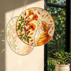 Personalized Dog & Trumpet Suncatcher