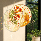 Personalized Dog & Trumpet Suncatcher