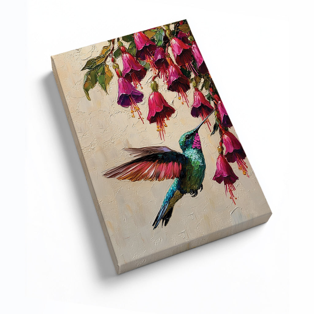 Hummingbird Canvas Wall Art Stained Glass Prints
