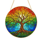 Tree of Life Stained Glass Suncatcher