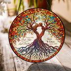 Custom Tree of Life Stained Glass Suncatcher