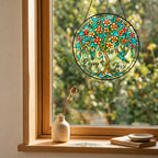 Personalized Hummingbird Tree of Life Memorial Suncatcher