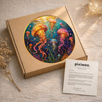 Jellyfish Stained Glass Suncatcher