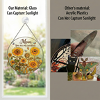 Mom Sunshine Stained Glass Suncatcher
