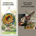 Sunflower Stained Glass Suncatcher